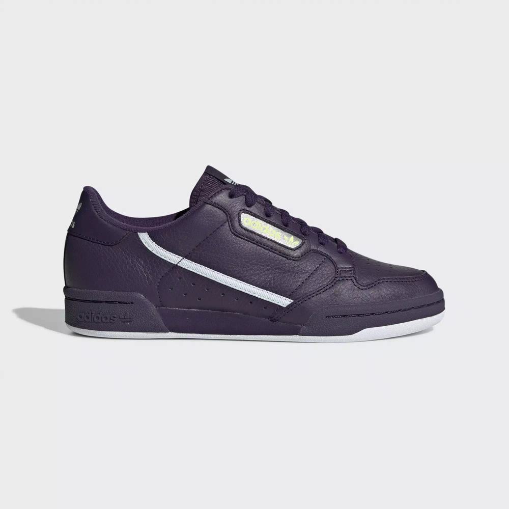 Adidas Continental 80 Tenis Morados Para Mujer (MX-42426)